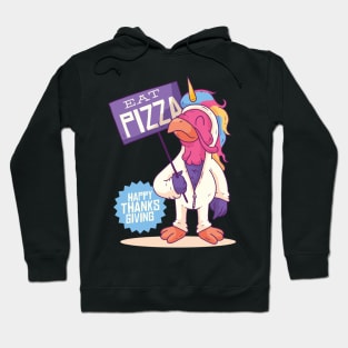 Truthahn gekleidet als Einhorn Hoodie